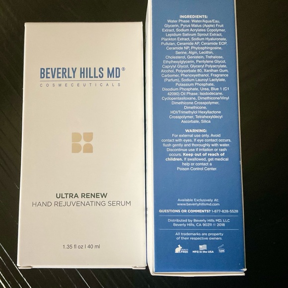 BNIB-Beverly Hills MD Ultra Renew Hand Rejuvenating Serum-Full Sz MSRP $110 - Picture 5 of 7